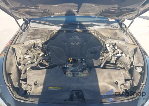 2021 Infiniti Q50 Red Sport 400 z USA, uszkodzony, nr VIN JN1FV7DP8MM850388